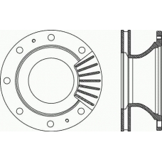 DCA1003.20 REMSA Тормозной диск