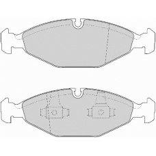 FD6934A NECTO Комплект тормозных колодок, дисковый тормоз