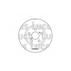 DF2683 TRW Тормозной диск