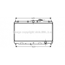 HD2010 Prasco Радиатор, охлаждение двигателя