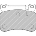 FDB1907 FERODO Комплект тормозных колодок, дисковый тормоз