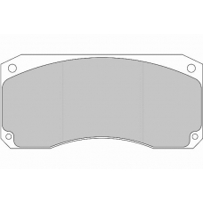 G6500 ABEX Комплект тормозных колодок, дисковый тормоз