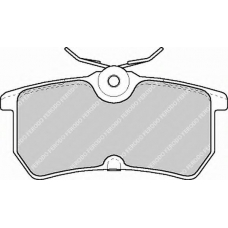 FDB1319 FERODO Комплект тормозных колодок, дисковый тормоз