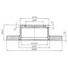 BDC4672 QUINTON HAZELL Тормозной диск
