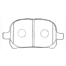 PN-1401 JNBK Колодки тормозные