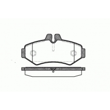 0733.00 REMSA Комплект тормозных колодок, дисковый тормоз