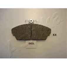 50-00-003 Ashika Комплект тормозных колодок, дисковый тормоз