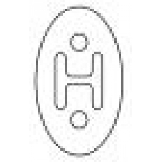 023007 SIGAM Кронштейн, система выпуска ОГ