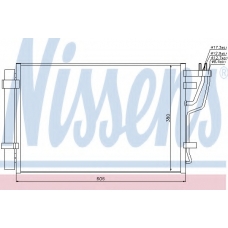 94981 NISSENS Конденсатор, кондиционер