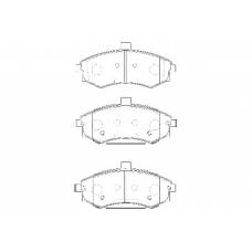 WBP24031A WAGNER LOCKHEED Комплект тормозных колодок, дисковый тормоз