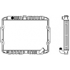 1321-0223 SAKURA  Automotive Радиатор, охлаждение двигателя