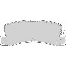 FD6634A NECTO Комплект тормозных колодок, дисковый тормоз