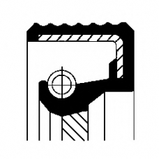 20029786B CORTECO Уплотняющее кольцо, коленчатый вал