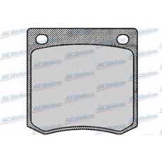 AC058394D AC Delco Комплект тормозных колодок, дисковый тормоз