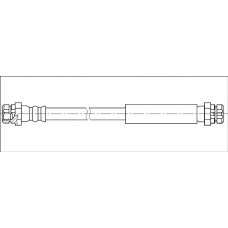 G1900.85 WOKING Тормозной шланг