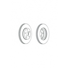 DDF1882C FERODO Тормозной диск