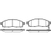 P13423.01 WOKING Комплект тормозных колодок, дисковый тормоз