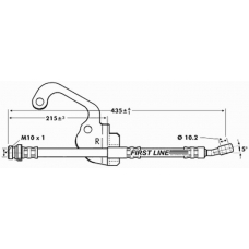 FBH7056 FIRST LINE Тормозной шланг