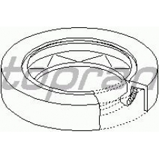 101 812 TOPRAN Уплотняющее кольцо, дифференциал