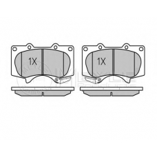 025 240 2417/PD MEYLE Комплект тормозных колодок, дисковый тормоз