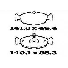 BL1299B1 FTE Колодки тормозные