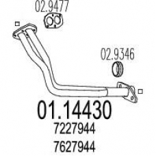 01.14430 MTS Труба выхлопного газа