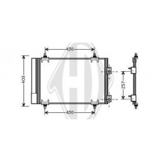8407201 DIEDERICHS Конденсатор, кондиционер