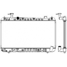 1461-0219A SAKURA  Automotive Радиатор, охлаждение двигателя