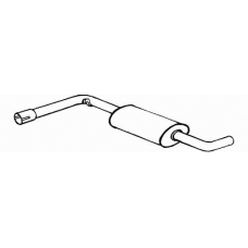 616321 FONOS Средний глушитель выхлопных газов