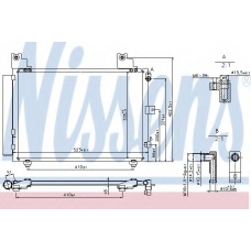 940359 NISSENS Конденсатор, кондиционер
