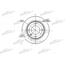 PBD1122 PATRON Тормозной диск