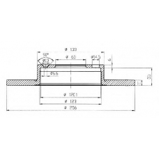 BDC4812 QUINTON HAZELL Тормозной диск