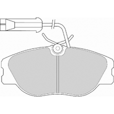 FD6471A NECTO Комплект тормозных колодок, дисковый тормоз
