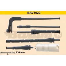 BAV1022 BARUM Сигнализатор, износ тормозных колодок