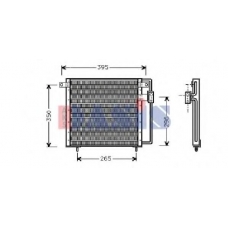 522040N AKS DASIS Конденсатор, кондиционер