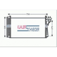5720211 KUHLER SCHNEIDER Конденсатор, кондиционер
