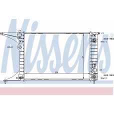63071 NISSENS Радиатор, охлаждение двигателя