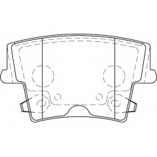 WBP24163A WAGNER LOCKHEED Комплект тормозных колодок, дисковый тормоз