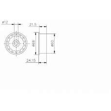 TKR 9937 TIMKEN Натяжной ролик, ремень грм