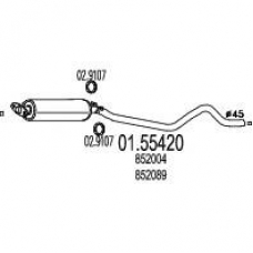 01.55420 MTS Средний глушитель выхлопных газов