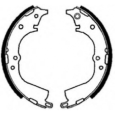 BBF522 QUINTON HAZELL Комплект тормозных колодок