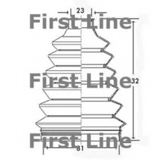 FCB2322 FIRST LINE Пыльник, приводной вал