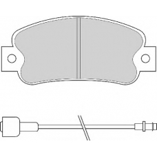 FD670A NECTO Комплект тормозных колодок, дисковый тормоз