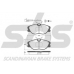 1501221014 S.b.s. Комплект тормозных колодок, дисковый тормоз