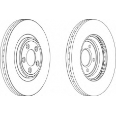 DDF1702-1 FERODO Тормозной диск