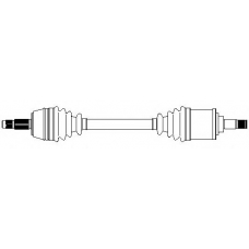 17-0220 METELLI Приводной вал