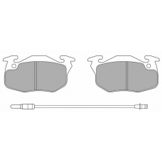 FBP-0464 FREMAX Комплект тормозных колодок, дисковый тормоз