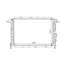 QER1349 QUINTON HAZELL Радиатор, охлаждение двигателя