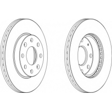 DDF1279-1 FERODO Тормозной диск