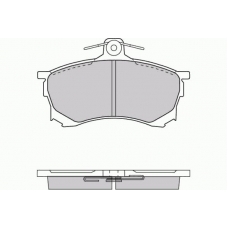 12-0700 E.T.F. Комплект тормозных колодок, дисковый тормоз